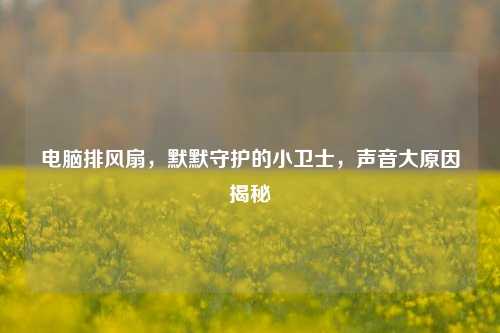 电脑排风扇,默默守护的小卫士,声音大原因揭秘