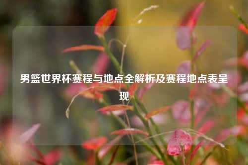 男篮世界杯赛程与地点全解析及赛程地点表呈现