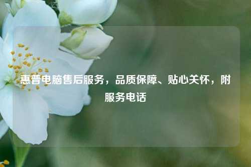 惠普电脑售后服务,品质保障、贴心关怀,附服务