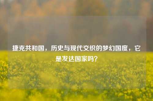 捷克共和国,历史与现代交织的梦幻国度,它是发达国家吗?